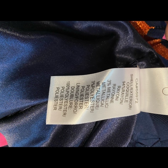 Laundry Shelli Segal Pink Chevron Dress Strapless - Picture 5 of 6